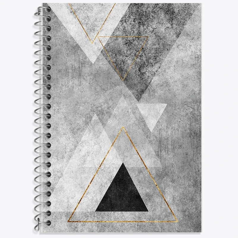 دفتر زبان 50 برگ خندالو مدل دو خط طرح دکوراتیو (decorative) کد F1928