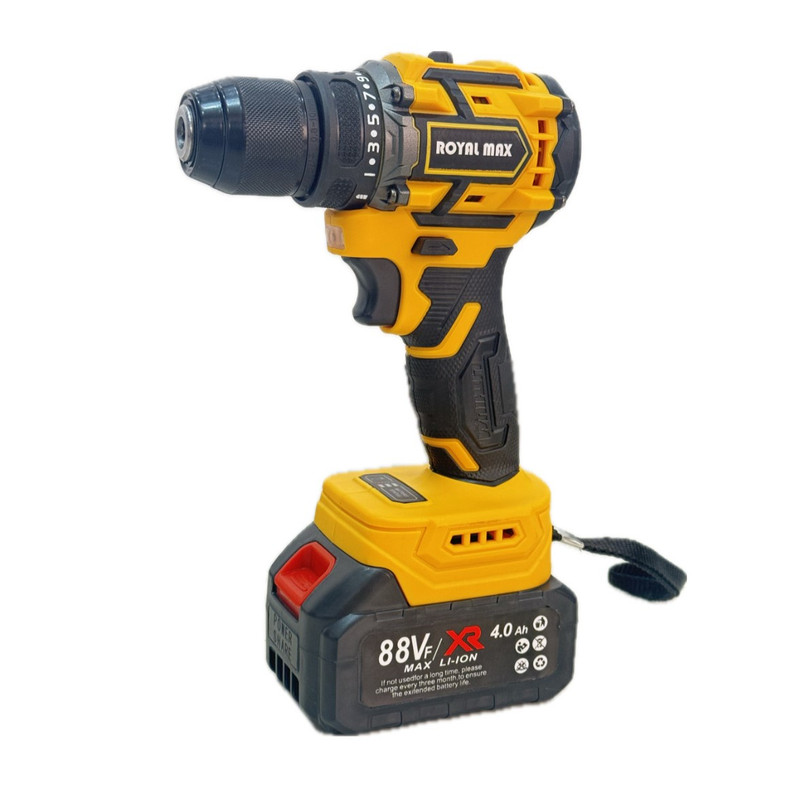 دریل پیچ گوشتی شارژی براشلس رویال مکس مدل BRSH88V مجموعه 50 عددی دریل پیچ گوشتی شارژی براشلس رویال مکس مدل BRSH88V مجموعه 50 عددی