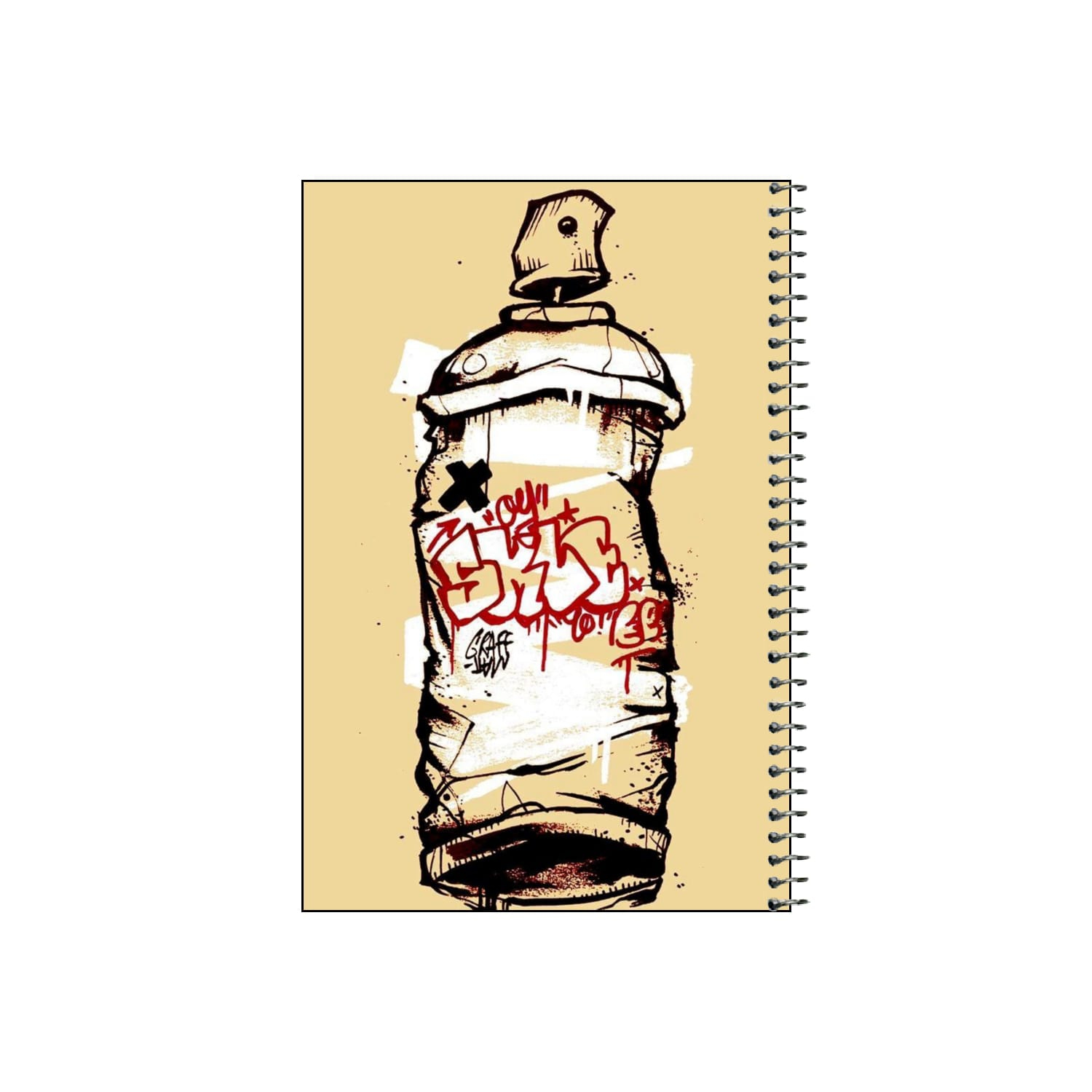 دفتر نقاشی 50 برگ سیمی مدل اسپری
