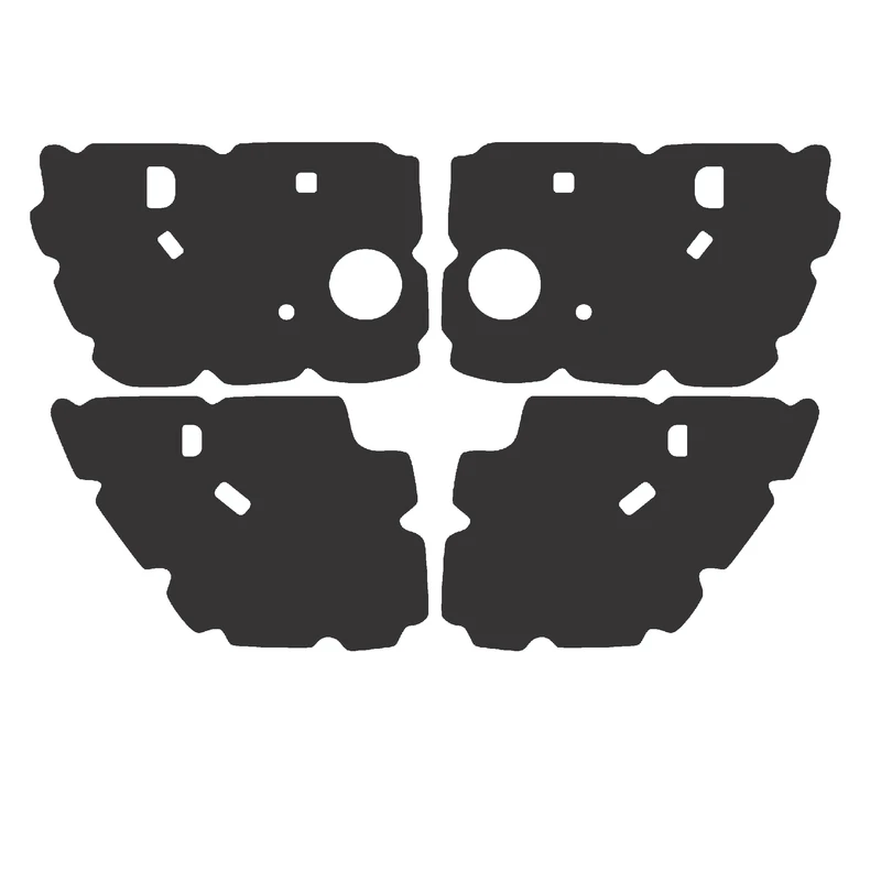 عایق صداگیری درب خودرو مدل ORC مناسب برای رنو تندر 90 مجموعه 4 عددی