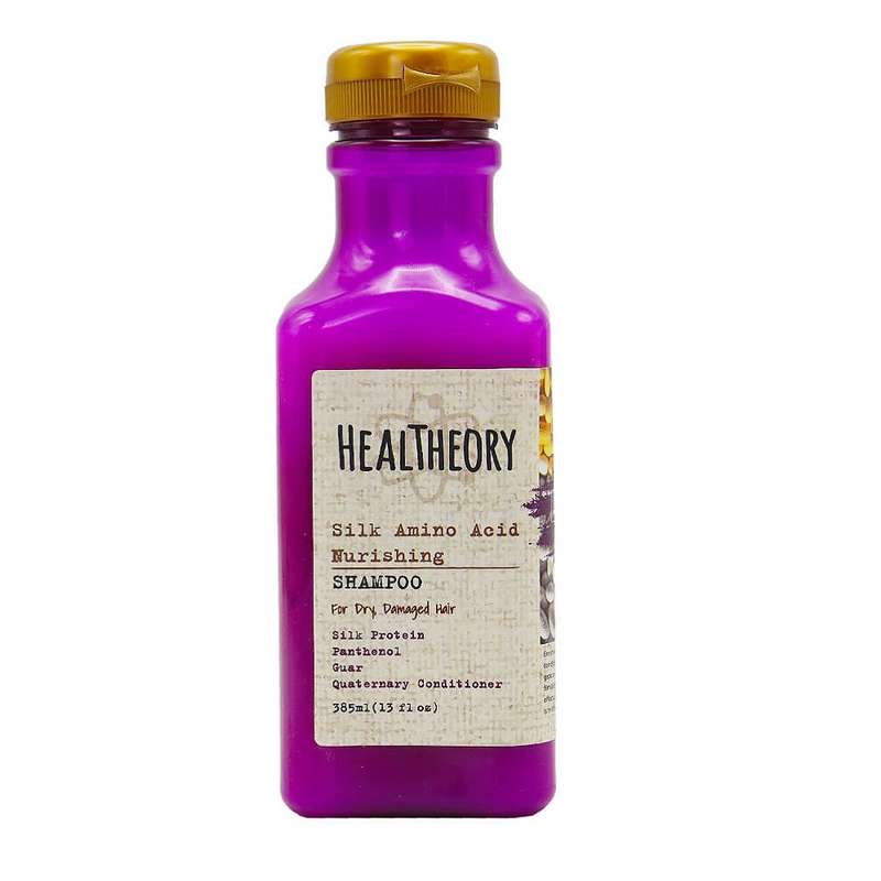 شامپو تقویت کننده و ترمیم کننده مو هلس تئوری مدل Silk Amino Acid حجم 385 میلی لیتر