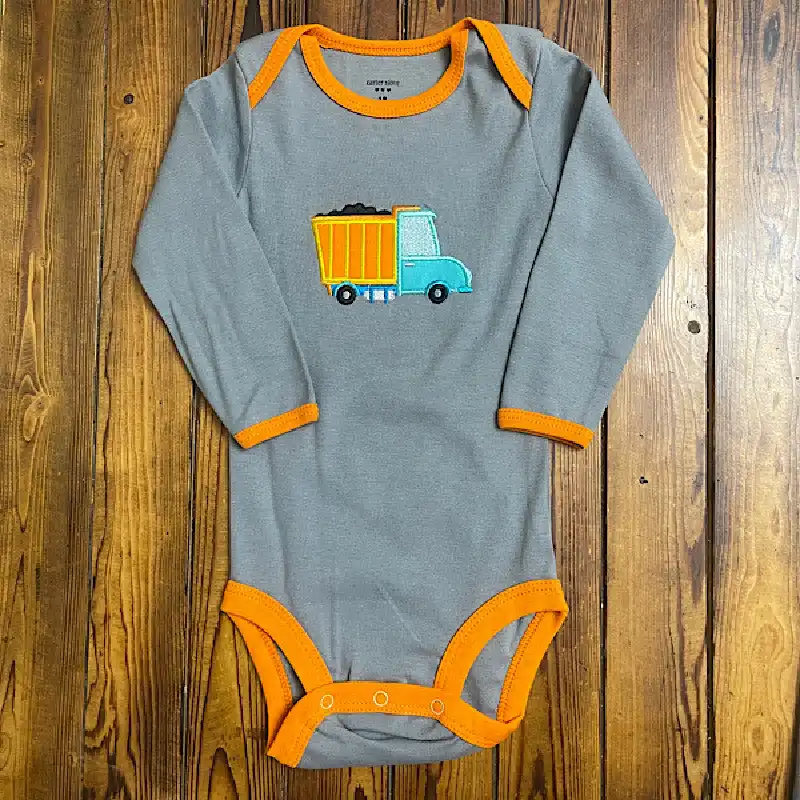 ست بادی و شلوار نوزادی مدل کامیونی