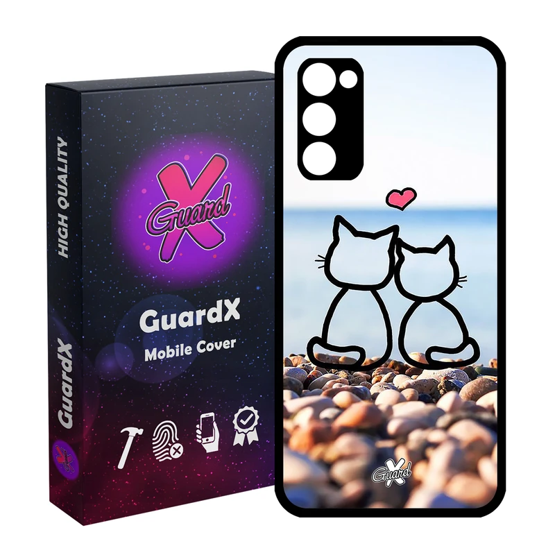 کاور گارد ایکس طرح Love مدل Glass10016 مناسب برای گوشی موبایل سامسونگ Galaxy S20 FE