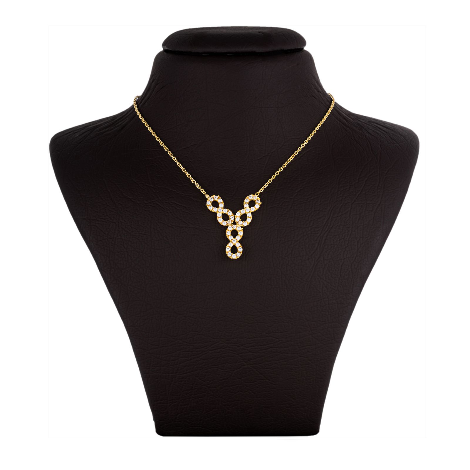  گردنبند طلا 18 عیار زنانه جواهری سون مدل 2754 -  - 1