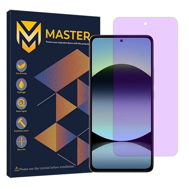 محافظ صفحه نمایش آنتی پرپل مستر مدل هیدروژلی مناسب برای گوشی موبایل شیائومی Redmi Note 14 4G