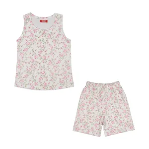 ست تاپ و شلوارک دخترانه روح مدل 2181106