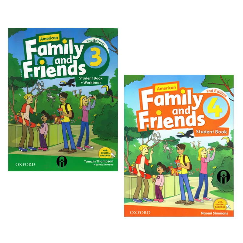 کتاب Family And Friends Second Edition اثر Tamzin Thompson And Naomi Simmons انتشارات الوندپویان 2 جلدی
