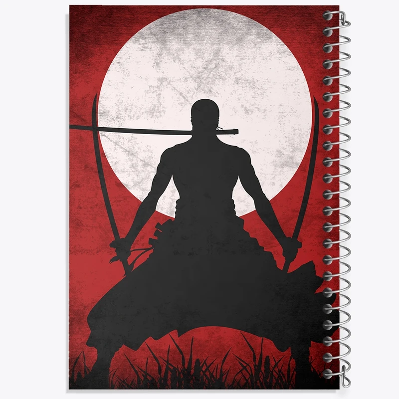 دفتر نت موسیقی 50 برگ خندالو مدل انیمه وان پیس کد F826