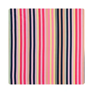 روکش لحاف پنبه آدنو مدل Colored stripes کد FI51 دو نفره سایز 240x220 سانتی‌متر