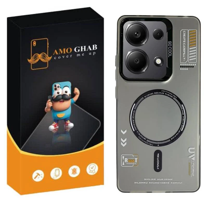 کاور عمو قاب مدل SO COOL طرح UV مناسب برای گوشی موبایل شیائومی Redmi Note 13 Pro 4G / Note 14s / Poco M6 Pro 4G