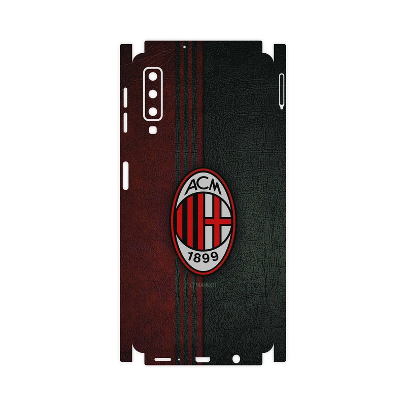 برچسب پوششی ماهوت مدل AC-Milan-FC-FullSkin مناسب برای گوشی موبایل سامسونگ Galaxy A7 2018