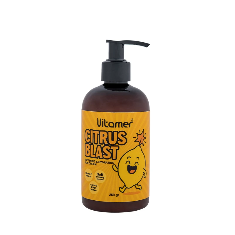 کرم مرطوب‌کننده و آبرسان بدن ویتامر مدل Citrus Blast مناسب برای انواع پوست حجم 250 میلی‌لیتر