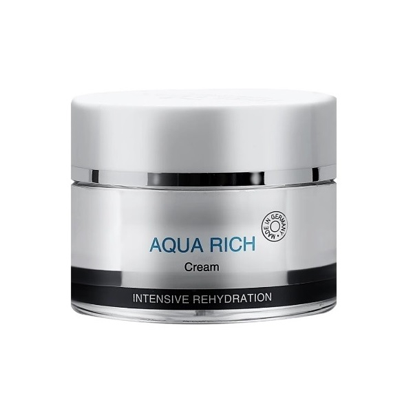 کرم مرطوب کننده صورت و گردن پرلامار مدل AQUA RICH مناسب برای پوست های معمولی و خشک حجم 50 میلی لیتر