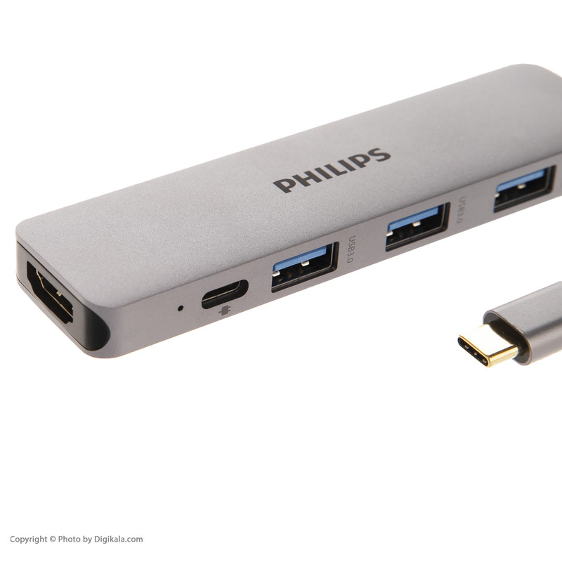 هاب 5 پورت USB-C فیلیپس مدل SWR1608I/93 3