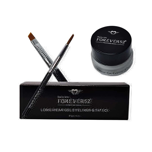 خط چشم فوراور فیفتی تو مدل Tatoo به همراه برس آرایشی بسته 2 عددی