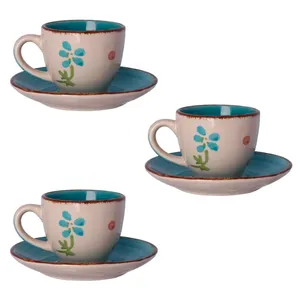 ست فنجان و نعلبکی 6 پارچه مدل LILAROSE