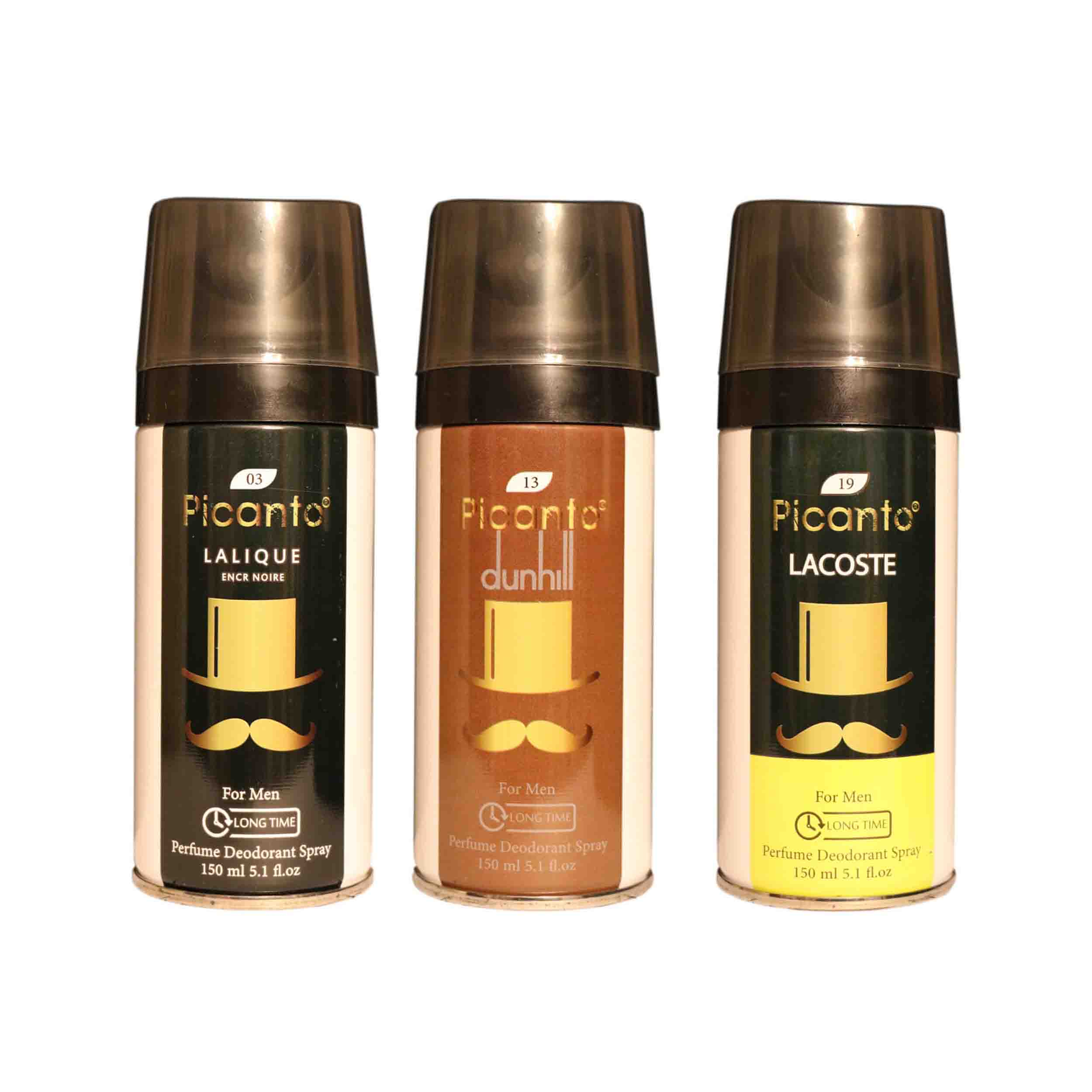 اسپری خوشبو کننده بدن مردانه پیکانتو مدل P47 حجم 150 میلی لیتر مجموعه 3 عددی