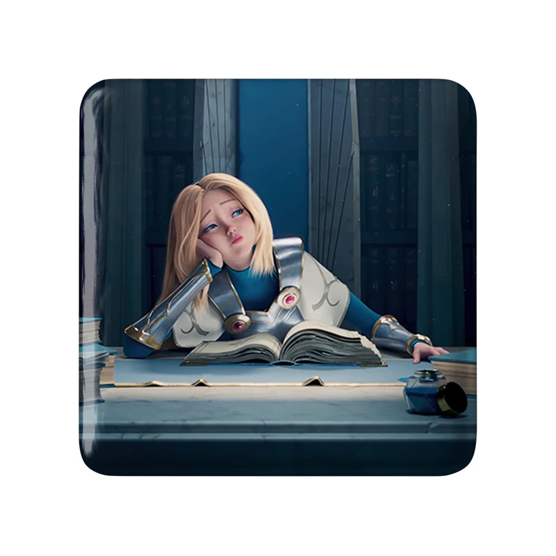 مگنت خندالو طرح بازی لیگ اف لجندز (League of Legends) مدل مربعی کد 33037