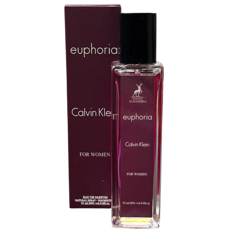 عطر جیبی زنانه الحمبرا مدل euphoria با رایحه شیرین حجم 35 میلی‌لیتر