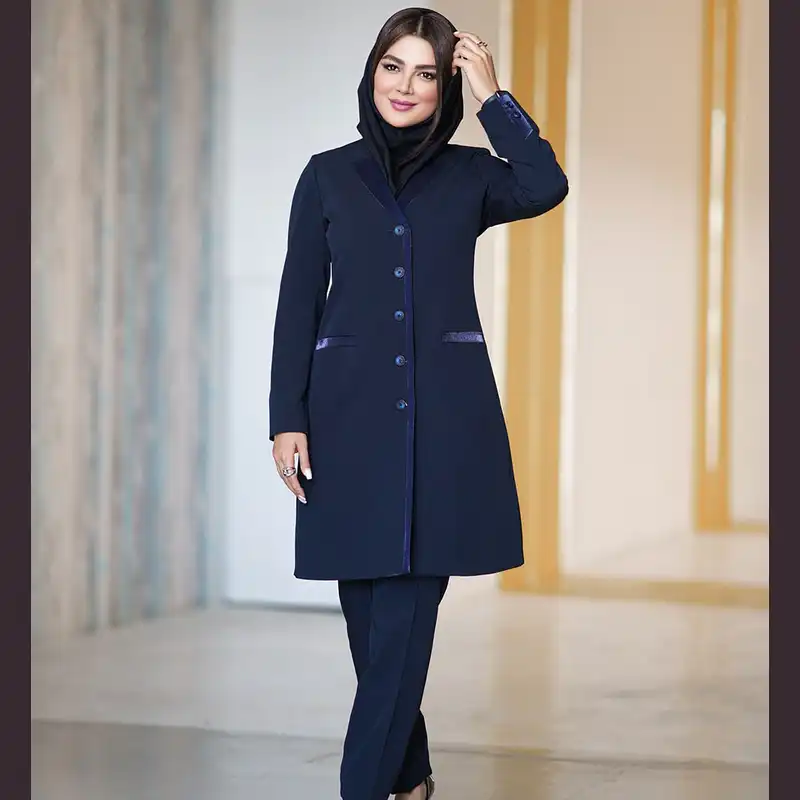 مانتو و شلوار زنانه السانا مدل گلاریس کد 129404