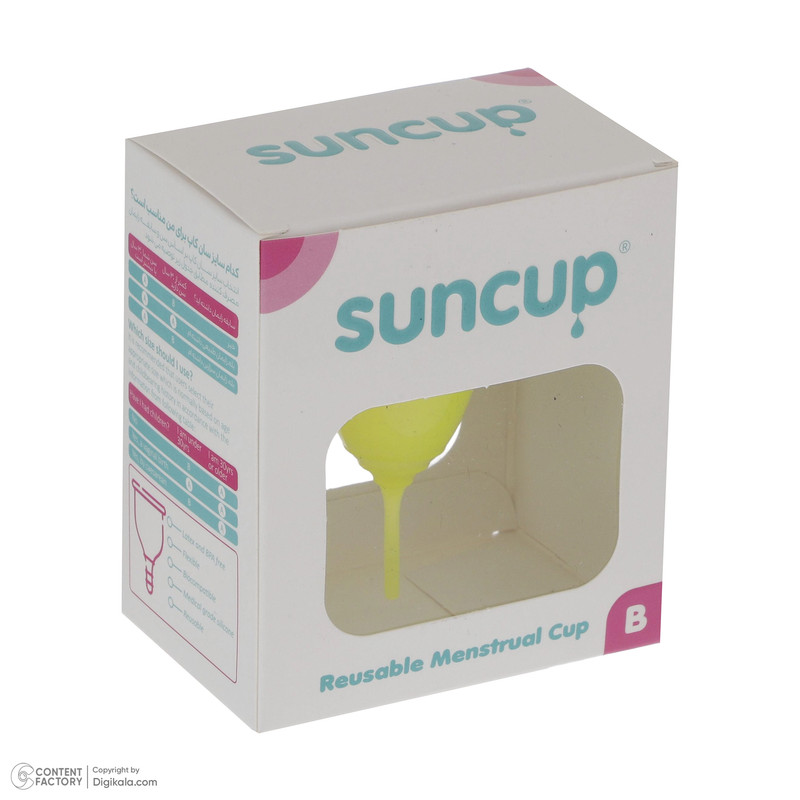 کاپ قاعدگی سان کاپ مدل 02 سایز متوسط به همراه کیسه نگه دارنده