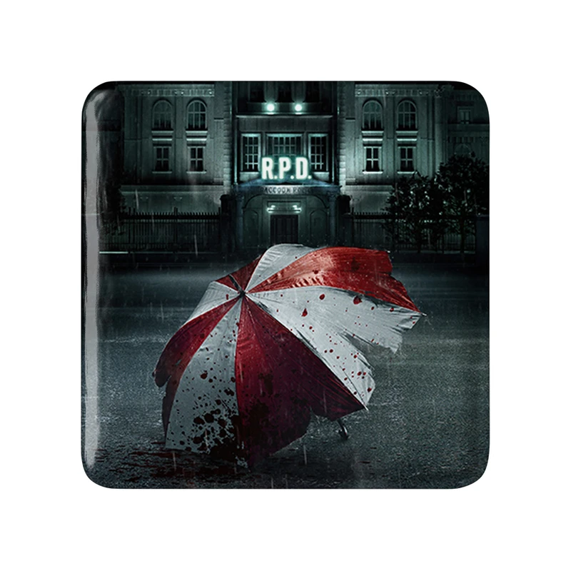 مگنت خندالو طرح بازی رزیدنت اویل (Resident Evil) مدل مربعی کد 31654