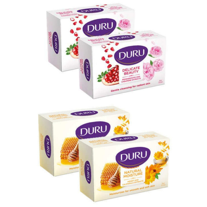 صابون شستشو دورو مدل انار و عسل وزن 120 گرم مجموعه 4 عددی