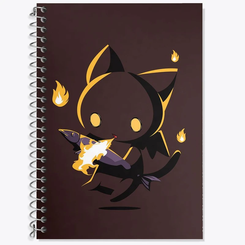 دفتر زبان 50 برگ خندالو مدل دو خط طرح چموسوکه انیمه کونوسوبا Konosuba کد 27169