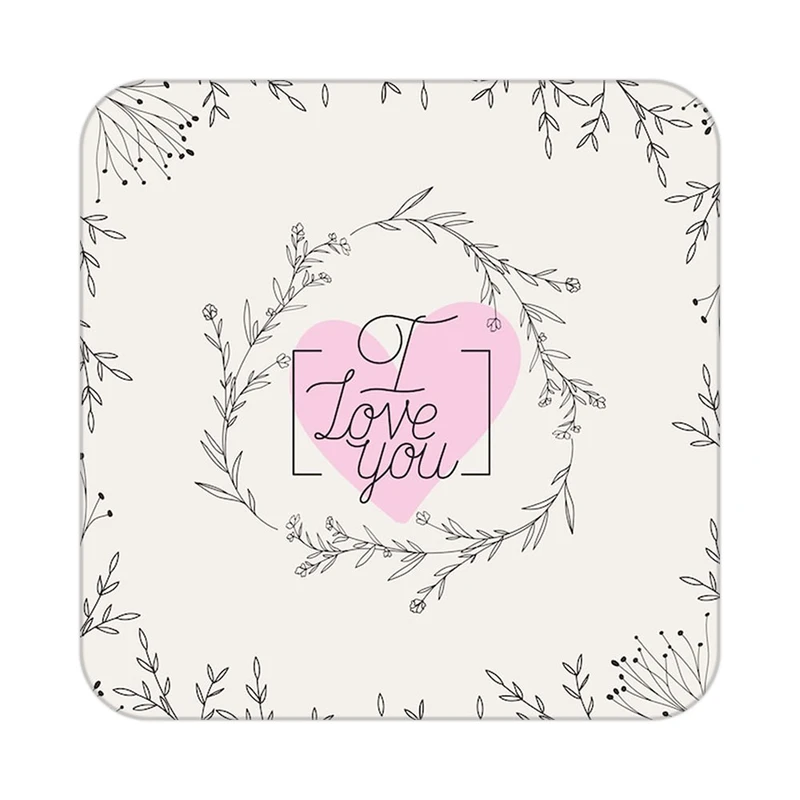 زیر لیوانی کاکتی طرح عاشقانه مدل mp38346