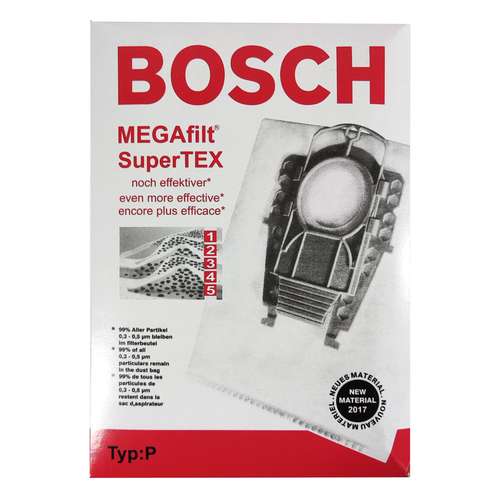 پاکت جاروبرقی مگافیلت مدل T8575 مناسب جاروبرقی های بوش و زیمنس Type P بسته 5 عددی