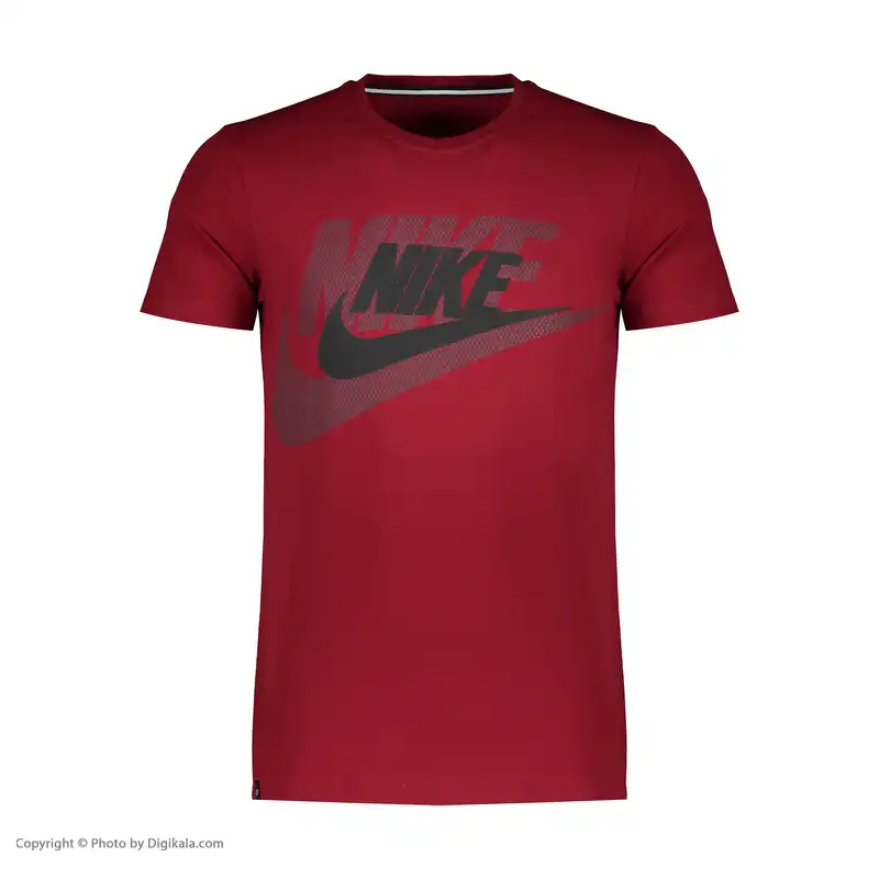 تی شرت ورزشی مردانه مدل NKE3484-BURG