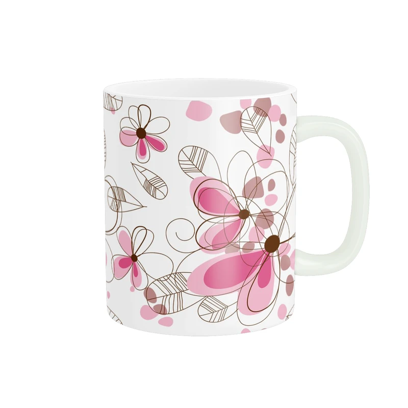 ماگ پاد آفرین طرح گل کد 5681