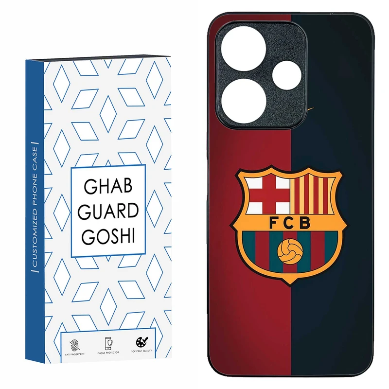 کاور قاب گارد گوشی طرح تیم بارسلونا کد TPU-090 مناسب برای گوشی موبایل شیائومی  REDMI 13  