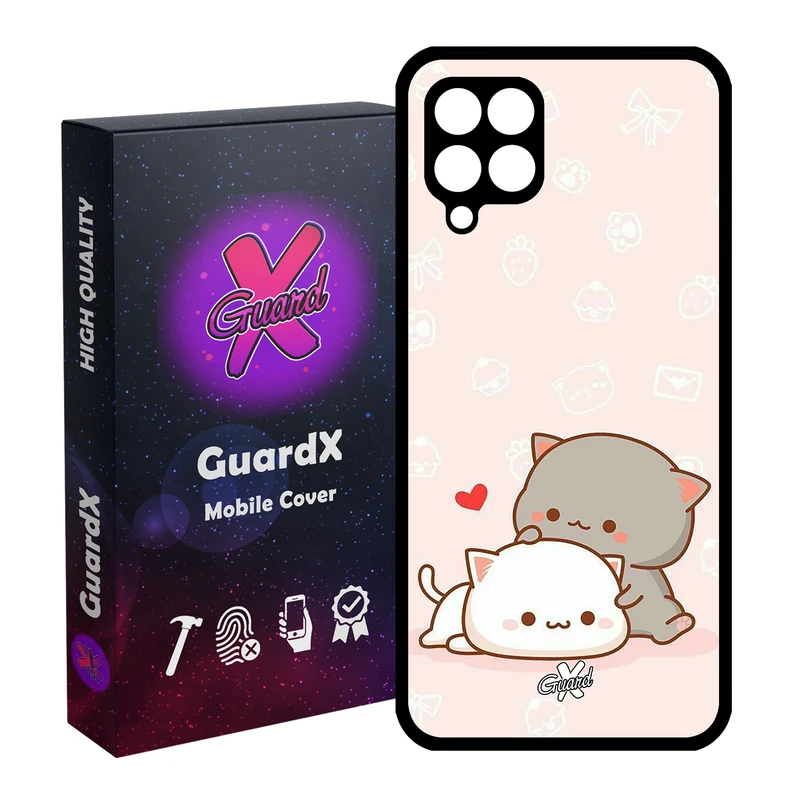 کاور گارد ایکس طرح Love مدل Glass10372 مناسب برای گوشی موبایل سامسونگ Galaxy A12
