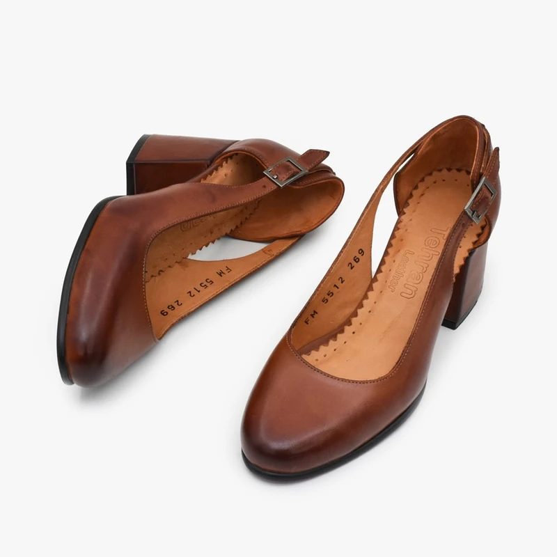 عکس شماره 14 : کفش زنانه چرم تهران مدل e65m