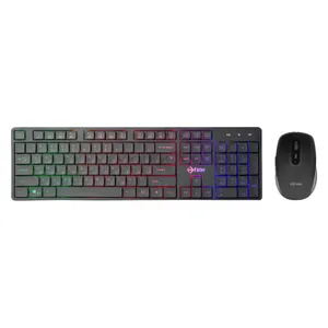 کیبورد و ماوس گیمینگ فاطر مدل CWR-7000B، سوییچ ممبران، Full-Size، نورپردازی RGB
