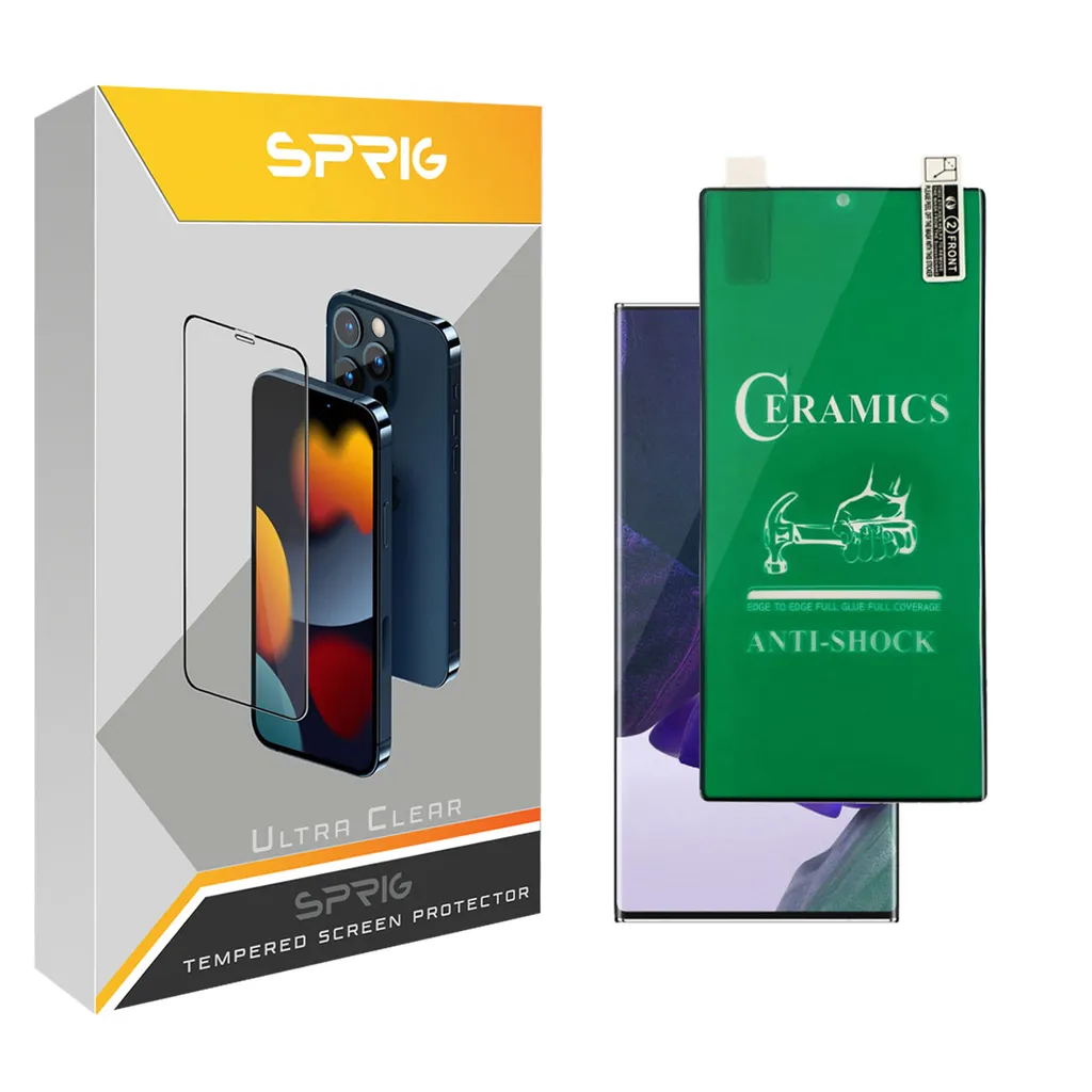 محافظ صفحه نمایش سرامیکی اسپریگ مدل CERSP مناسب برای گوشی موبایل سامسونگ Galaxy Note 20 Ultra