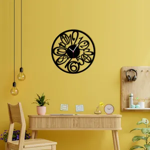ساعت دیواری ماهوت طرح اعداد کد 052