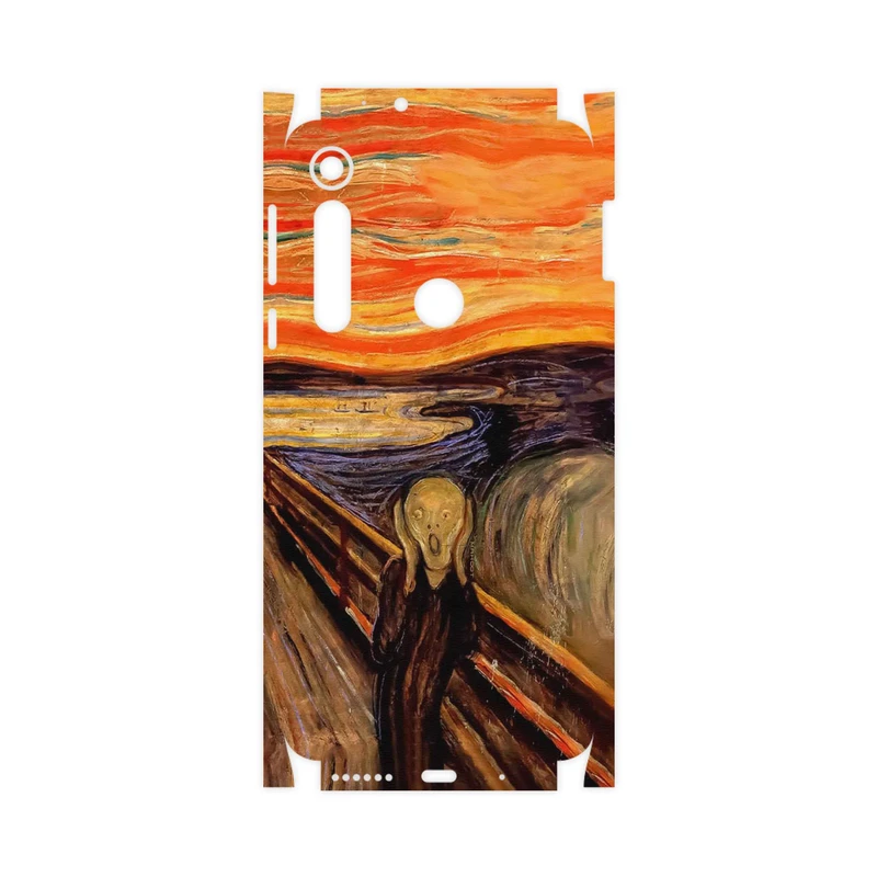 برچسب پوششی ماهوت مدل The Scream of Munch-FullSkin مناسب برای گوشی موبایل موتورولا One Macro