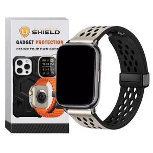 Ultimate Shield Dot Leather Magnet TW Band for QCY GTC / GTS / GS / GT