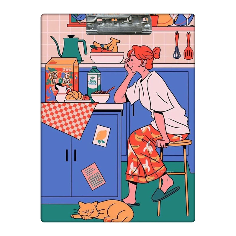 تخته شاسی طرح صبحانه در آشپزخانه کد 1255632 سایز A4