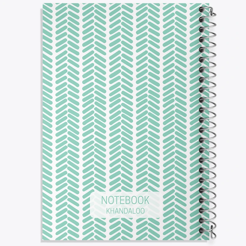 دفتر شطرنجی 50 برگ خندالو مدل پترن فانتزی کد N638