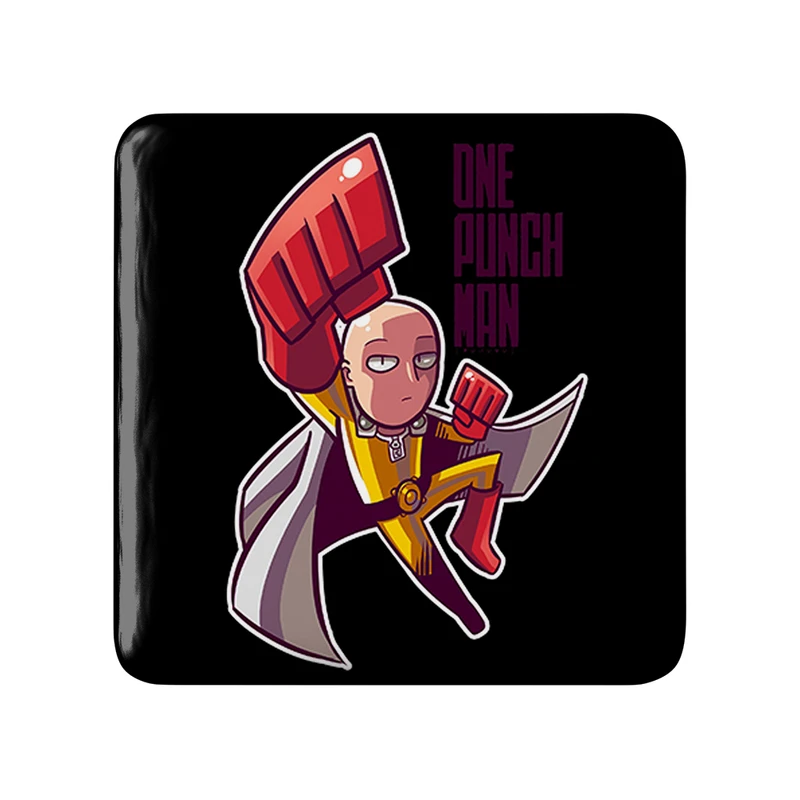 مگنت خندالو طرح سایتاما انیمه مرد تک مشتی One Punch Man کد 10527