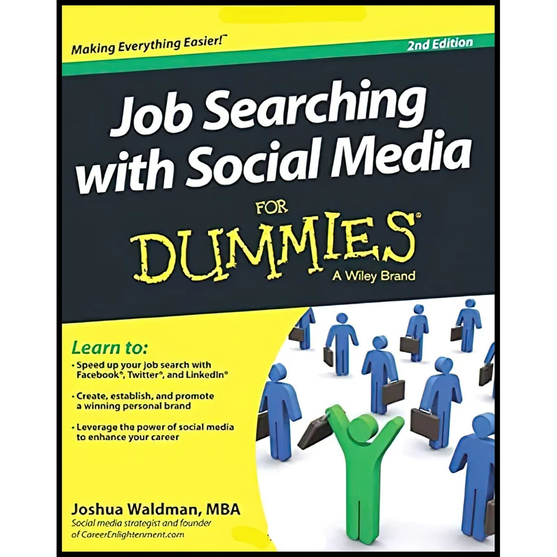 کتاب Job Searching with Social Media For Dummies اثر Joshua Waldman انتشارات For Dummies