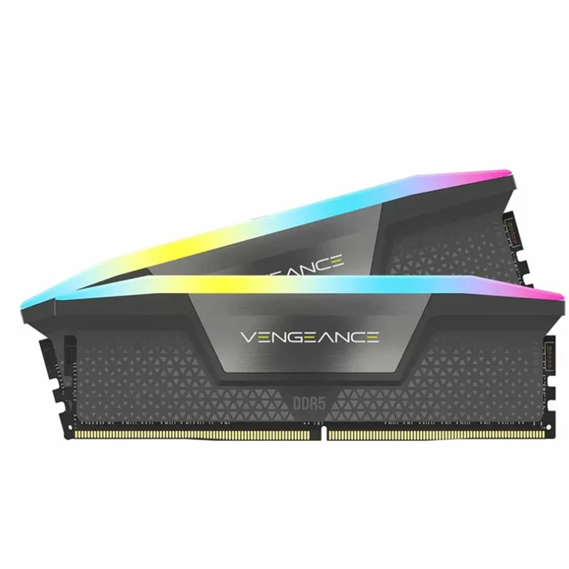 رم دسکتاپ DDR5 دو کاناله 6400 مگاهرتز CL36 کورسیر مدل VENGEANCE RGB ظرفیت 32 گیگابایت