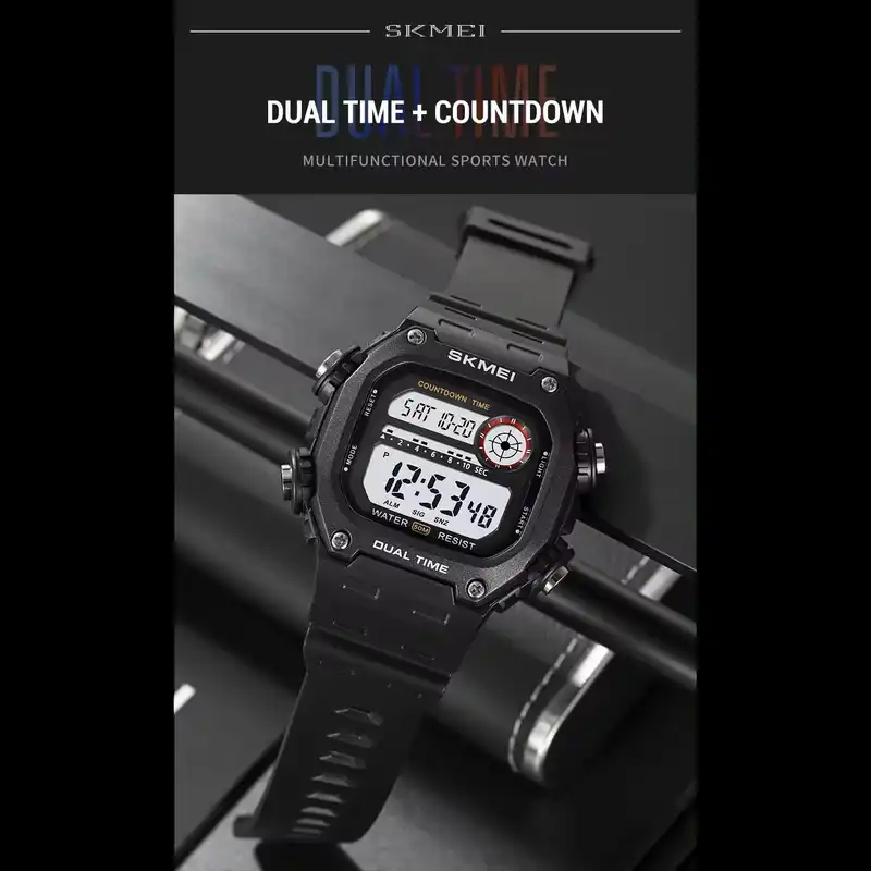 ساعت مچی دیجیتال اسکمی مدل 2126BKWT