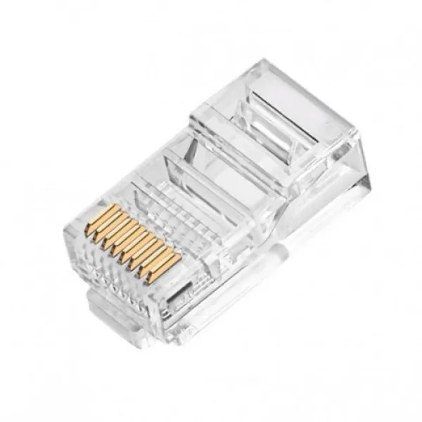 سوکت شبکه CAT6 مدل RJ45 بسته 100 عددی