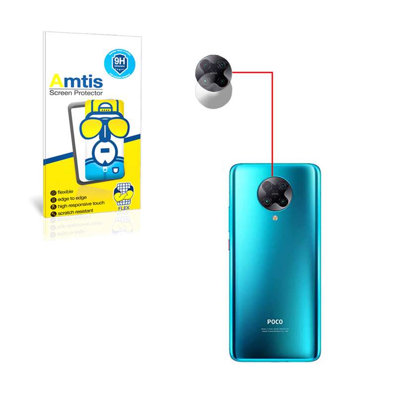محافظ لنز دوربین امتیس مدل f2 pro مناسب برای گوشی موبایل شیائومی POCO F2 PRO
