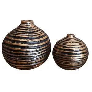 گلدان لیلپار طرح حلقه مدل HOA-1203 B مجموعه دو عددی