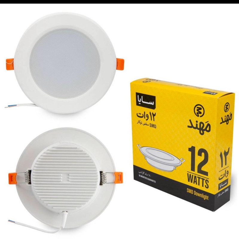 پنل ال ای دی سقفی 12 وات مهند مدل Mh-112